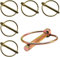 6 Pcs Lynch Multi-Functional Safety Linch Pin with Ring Lock Pins for Boat, Kayak, Canoe, Trailer, Tractor, Trolley, Mowers