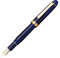 PLATINUM Japanischer Füllfederhalter #3776 Century Gold Trim Chartres Blue B/Blau/ 0,44-0,54 mm/Handgefertigt/Feder aus 14-Karätigem Gold/mit Geschenkbox/Füllhalter