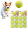 BoT 12x5cm kleine Tennisbälle für Hunde, Hundespielzeug geeignet für die automatische Ballwurfmaschine Ifetch, extra widerstandsfähige Hundebälle für kleine und mittelgroße Hunde