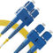 BEYONDTECH Cavo Fibra Ottica SC a SC OS1 Monomodale Duplex (10 Metri) - Cavo di Fibre Ottiche UPC/UPC - 9/125 (LSZH)