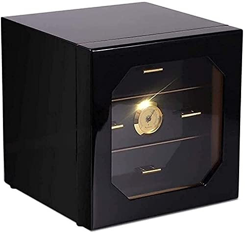 Zigarre Humidor, Zigarre Humidor Zigarrenschrank Humidor Mit Hygrometer Und Luftbefeuchter, 3 Schicht Schubladen, Anständige Zigarrenschachtels Zeiten