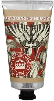 The English Soap Company Royal Botanical Gardens Kew Handcreme, feuchtigkeitsspendende Handcreme für Männer und Frauen, Gardenien- und Neroli-Duft, 75 ml
