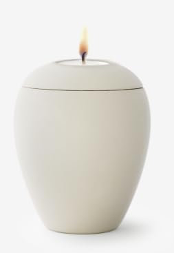Völsing Tierurne Edition Siena, ohne Motiv, mit Teelicht im Deckel (creme, 0,5 l)