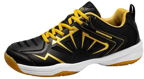 Badminton Schuhe Herren,Volleyballschuhe,Squashschuhe Atmungsaktiv Hallenschuhe Badmintonschuhe rutschfest Tennisschuhe Herren Damen Leichtes FüR Tischtennis Squash Walking