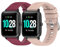 Garmcool 2 Pack 18mm Bracelets Compatible avec Garmin Venu 2S/Venu 3S/Vivoactive 4S/Forerunner 255S Bracelet Rose Sangria Sangles Sport Silicone pour Hommes Femmes (Pas de Tracker)