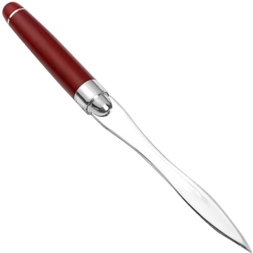 Keuyeo Coltello per Aprire Lettere Portatile con Manico in Legno. Apri Buste retrò. Taglierina per Buste. Taglio Carta per Uso Domestico Scolastico