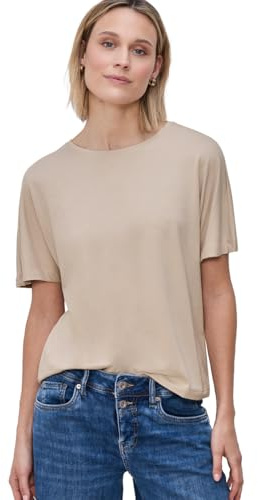 Damen Basic T-Shirt mit Dropped Shoulders