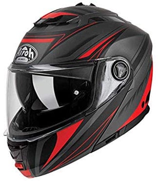 AIROH Unisex – Erwachsene Phantom S Helmet, Rot