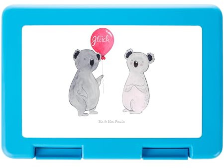 Mr. & Mrs. Panda Brotdose Koala Luftballon - Geschenk, Lunch box, Brotbox, Party, Butterbrotdose, Koalabär, Geburtstag, Snackbox, Brotzeitbox