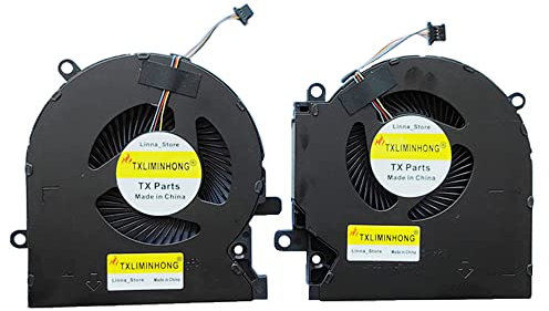 Linna_Store - Ventilador de refrigeración para CPU y GPU para HP OMEN 15-EK TPN-Q236 15-EK0023DX 15-EK0020CA 15-EK0013DX 15-EK0008CA Series M04215-001 M04216-001 NDCC8 02-19 J23 ND8CC02-19J22