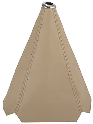 X AUTOHAUX Schalthebelmanschettenabdeckung, staubdicht, universal, beige, PU-Leder