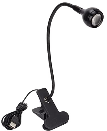 3 W USB-UV-Kleber-Aushärtungslampe, Einstellbare Aluminiumlegierung, ABS-LED-Licht, UV-Lampe mit Clip-Steuerschalter, Schwanenhals für Telefonreparatur, Nagel-UV-Schwarzfarbe, Fluoreszierende Farbe
