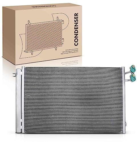 Frankberg Kondensator Klimaanlage mit Halter & Trockner Kompatibel mit 1er E81 116 118 120 130 2006-2011 3er E90 316 318 320 325 330 2004-2011 Replace# 64509169772