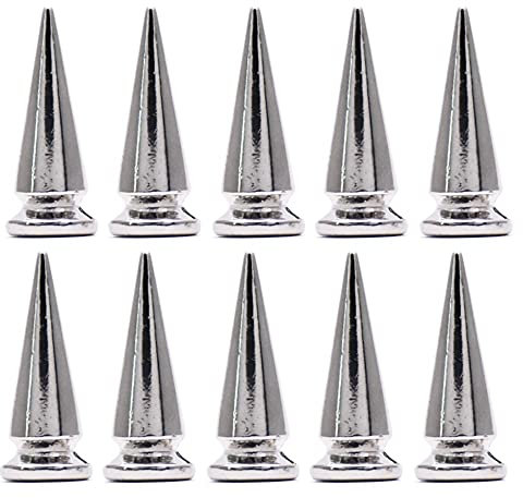 40 Pcs Large Metal Big Tree Studs Copper Bullet Rivets Metal Studs Double Cap Punk Rivets DIY Leather Craft Bag, Clothes, Shoes, Leather Clothing