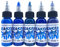 Pack 5 Peintures pour Cuir et Textile - Gris - 30ml | SneakArts