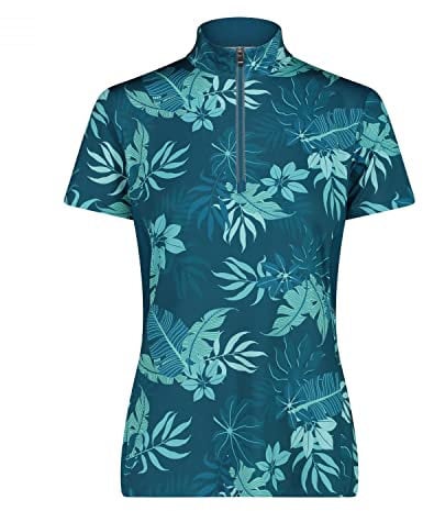 CMP Damen Radtrikot, deep lake-acqua, 38