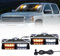 JMEST LEAD 2 in 1 Amber & White Windshield Strobe Lights 12V, 2x 7.2 Inch Emergency Dash Strobe Warning Light with Suction Cups, 16 LED 18 Flash Modes Windshield Flashing Lights Bar For Cars Vehicles