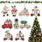 SPERMUOY Weihnachtsbaumschmuck aus Holz,27 Stück Holzanhänger Weihnachten Weihnachtsdeko Anhänger,Christbaumschmuck Holz mit Schnur für Weihnachtsbaum Weihnachten Party Dekoration