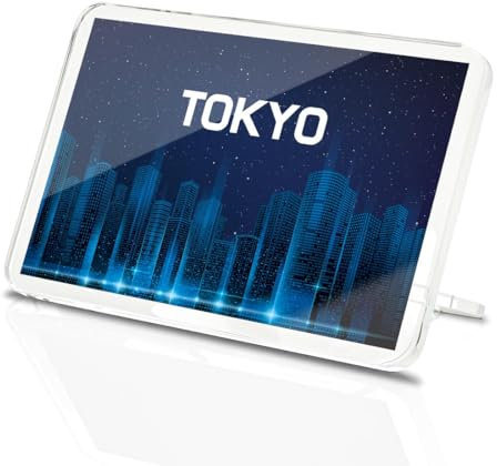 Classic Rectangle Magnet with Stand - Tokyo City Skyscrapers Night - Fridge Locker Office Whiteboard Toolbox #60684
