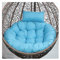Yahbrra Kissen für Hängesessel Outdoor, Hängekorb Kissen, Ersatzpolster für Hängesessel, Sitzkissen Polster für Hängesessel (Color : Blue, Size : 115size (Diameter: 105cm))