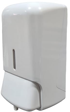 800ml Wall-Mounted Commercial Foam Soap Dispenser and Spare Pump For Office Industrial Places Care Homes Refillable Large Capacity