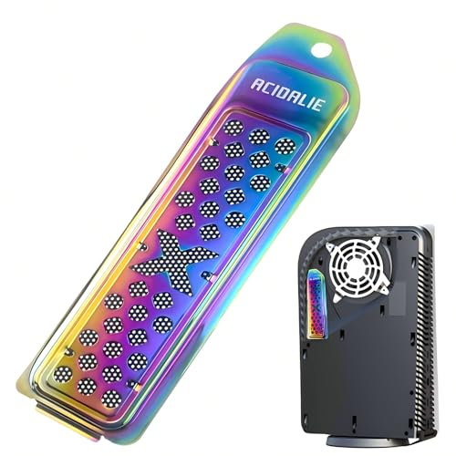 aiqaede PS5 M.2 SSD Metal Heat Sink Cover, Expansion Slot, Colorful