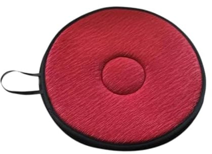 Amagogo 360° drehbares Sitzkissen, Auto-Sitzpolster, multifunktional, Geschenk, Stuhlkissen, Drehscheibe für Senioren, Auto, Zuhause, Reisebüro, Rot