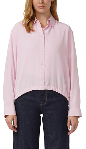 s.Oliver Damen Fließende Bluse mit Schleifen-Detail Hemdbluse mit Tunnelzug
