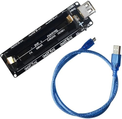 18650 Battery Shield Board V3 Micro USB Charger ESP32 for Raspberry Pi and Arduino