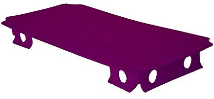 TikTakToo Moveandstic Platte 40x40 oder 40x20 oder Stoff (20x40 cm, Magenta/brombeer)