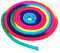 Alomejor Gymnastikseil Regenbogenfarbe Rhythmische Gymnastikseil Feste Wettbewerbskunst Trainingsseil aus Nylon