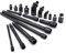 CASOMAN 18-Piece Drive Tool Accessory Set, Includes Socket Adapters, Extensions and Universal Joints and Impact Coupler, Professional Socket Accessory Set