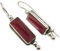 SilverStarJewel Natürliche Karneol Ohrringe 3,8 cm Sterling Silber handgemachtes Geschenk Frühlingsferien In Silber