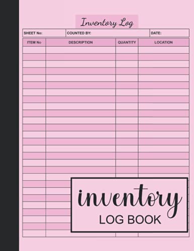 Inventory Log Book: Simple Inventory Book For Small Business Or Personal | Inventory Log Sheets | 8.5 X 11 | 130 Pages
