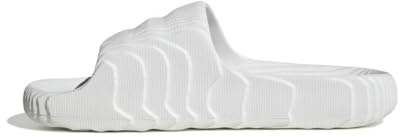 Adidas Herren Adilette 22 Slides, Crystal White/Crystal White/Core Black, 43 EU