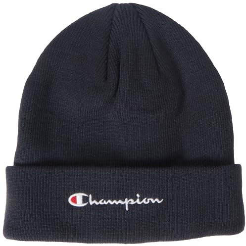 Champion Unisex Kinder Junior Caps-802419 Beanie-Mütze, Marineblau, Einheitsgröße