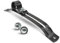 DOJA Barcelona | Support Aile Remorque | Pack 1 | Fixation Garde Boue | 342x40x90mm | Acier Zingué Noir | Accessoire Voiture | pour Fixation Pare Boue, Protege Aile Camion, Clips Garde Boue Remorque