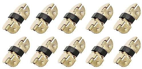METALLIXITY Molla Caricato Cerniere (30mm x 13mm x 6mm) 17pz, Ferro Molla Cerniera - per Porta, Finestra, Occhiali
