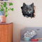 Cat Wall Stickers for Bedrooms Animal Wall Stickers Waterproof Kawaii Wall Decal Animal Stickers for Toilet Decor 1026