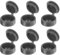 Sourcing Map 150pcs 3mm Plastic Hinged Screw Cover Caps, Fold Snap Covers for Covering Head (Dark Grey)