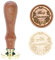 Poemluve Merry Christmas Wachssiegel Stempel Vintage Siegelstempel 30mm Siegel mit Motiv für Weihnachten Verschönerung von Umschlägen Einladungen Geschenkverpackungen Weihnachtskarten (Weihnachten A)