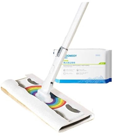 Electrostatic Dust Removal Paper Mop Disposable Dust Mop Lazy Compatible With Flat Mop Household With 35PCS Dry Wet Wipes Cleaning Cloth