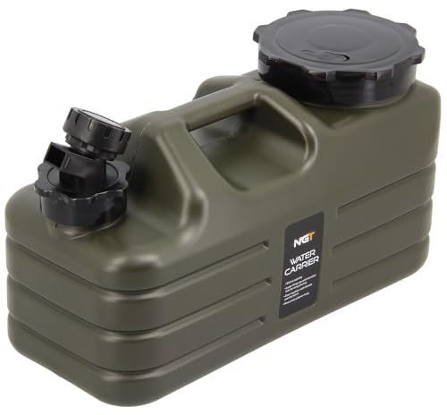 Water Container Carrier 5L or 11L Heavy Duty with Tap,Funnel & Flexible Spout Jerycan, Durable, Water Storage for Camping, Fishing, Hiking and Outdoor Use (5 Litre Canister)