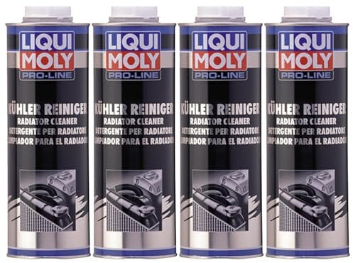 Radiator Cleaner Coolant System Flush 4x1L - Radiator & Cooling System Cleaner and Flush Treatment