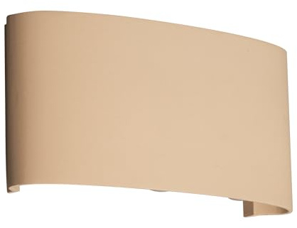 Fischer & Honsel Wandleuchte Außenleuchte, Berlin | sandfarben| L: 17 cm, B: 8 cm, Ausladung: 5 cm| 6x LED 0,5W 3000 K | 420 lm