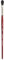 Princeton Velvetouch Artiste, Mixed-Media Brush for Acrylic, Watercolor & Oil, Series 3950 Oval Mop Luxury Synthetic, Size 1/4