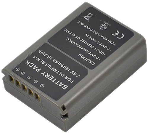 BTBAI Camera Battery for BLN-1 BLN1 OM-D PEN F E-M5 EM5 Mark II E-M1 EM1 E-P5 EP5 Digital k1a