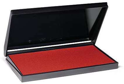Trodat rotes Stempelkissen 9053 für Handstempel, 160 x 90 mm, nachtränkbar und dokumentenecht