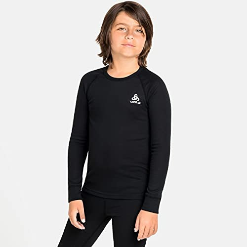 Odlo Kinder Funktionsunterwäsche Langarm Shirt ACTIVE WARM ECO, black, 152