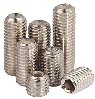 BOZONLI Tornillos Cabeza Hexagonal Acero Inoxidable Tornillo Prisionero Hexagonal de Tornillos Allen M4*3mm,30 piezas